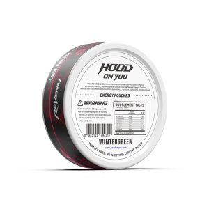 hoodonyou Wintergreen energy pouches back panel
