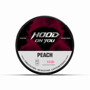 hoodonyou caffeine pouch PEACH